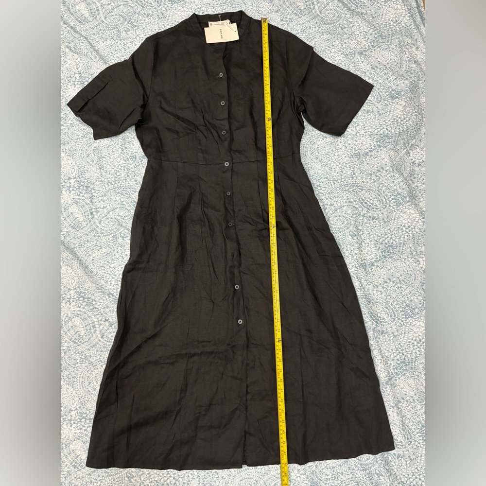 Everlane Classic Black Midi Dress - Picture 7 of 13